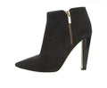 Preowned Jimmy Choo Black Suede Pointed-Toe Ankle Booties – Size 37