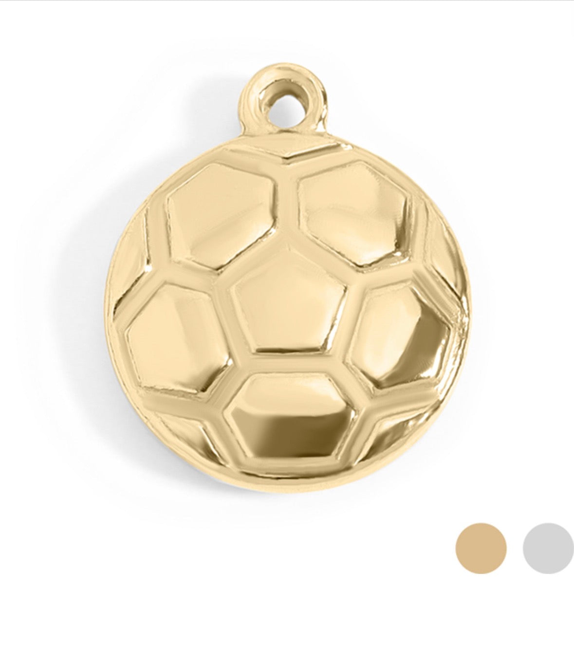 Sports Charms –Baseball, Football, and Soccer - 18K Gold Plated