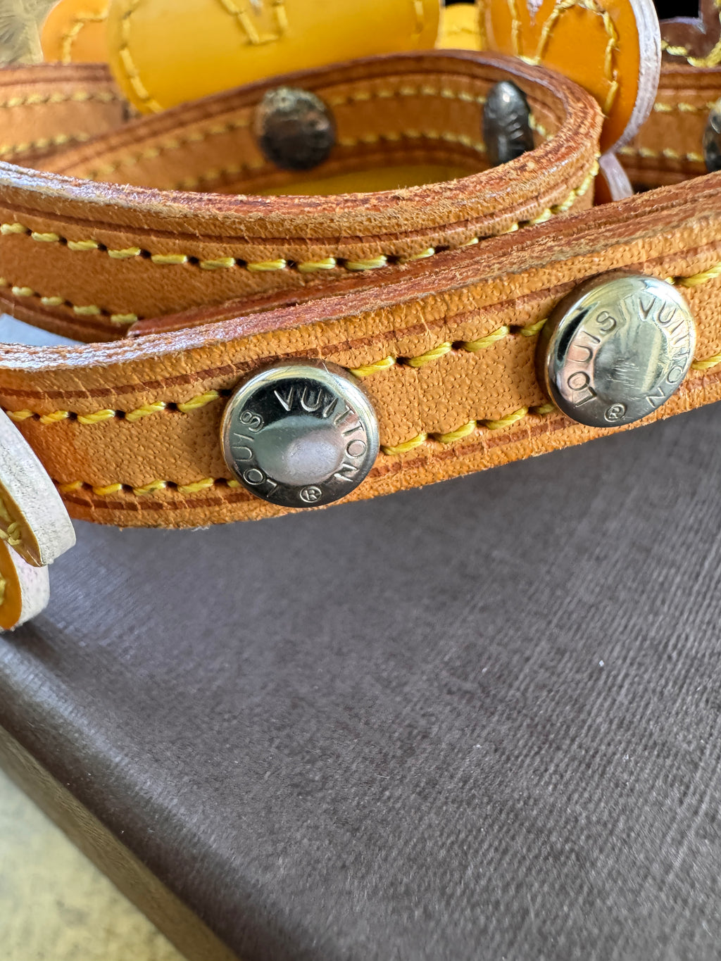 Louis Vuitton Louis Vuitton Limited Edition Monogram Vernis Lexington Fleurs Double-Wrap Bracelet – With Box