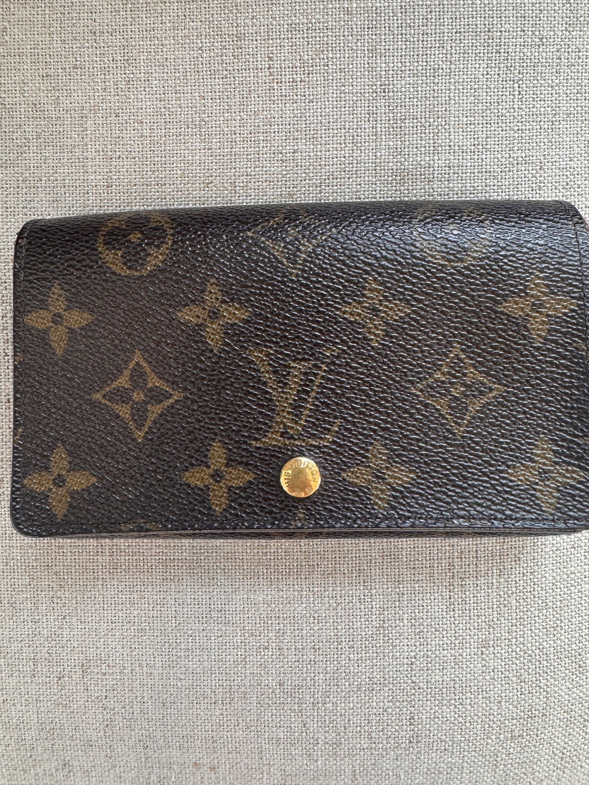 Preowned Louis Vuitton Monogram Long Wallet