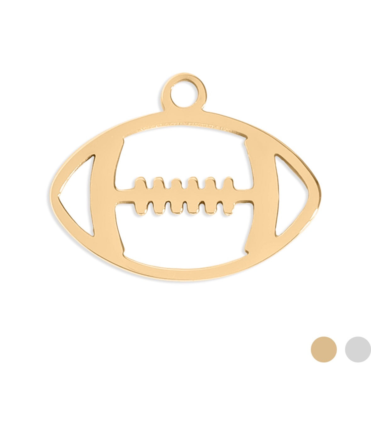 Sports Charms –Baseball, Football, and Soccer - 18K Gold Plated
