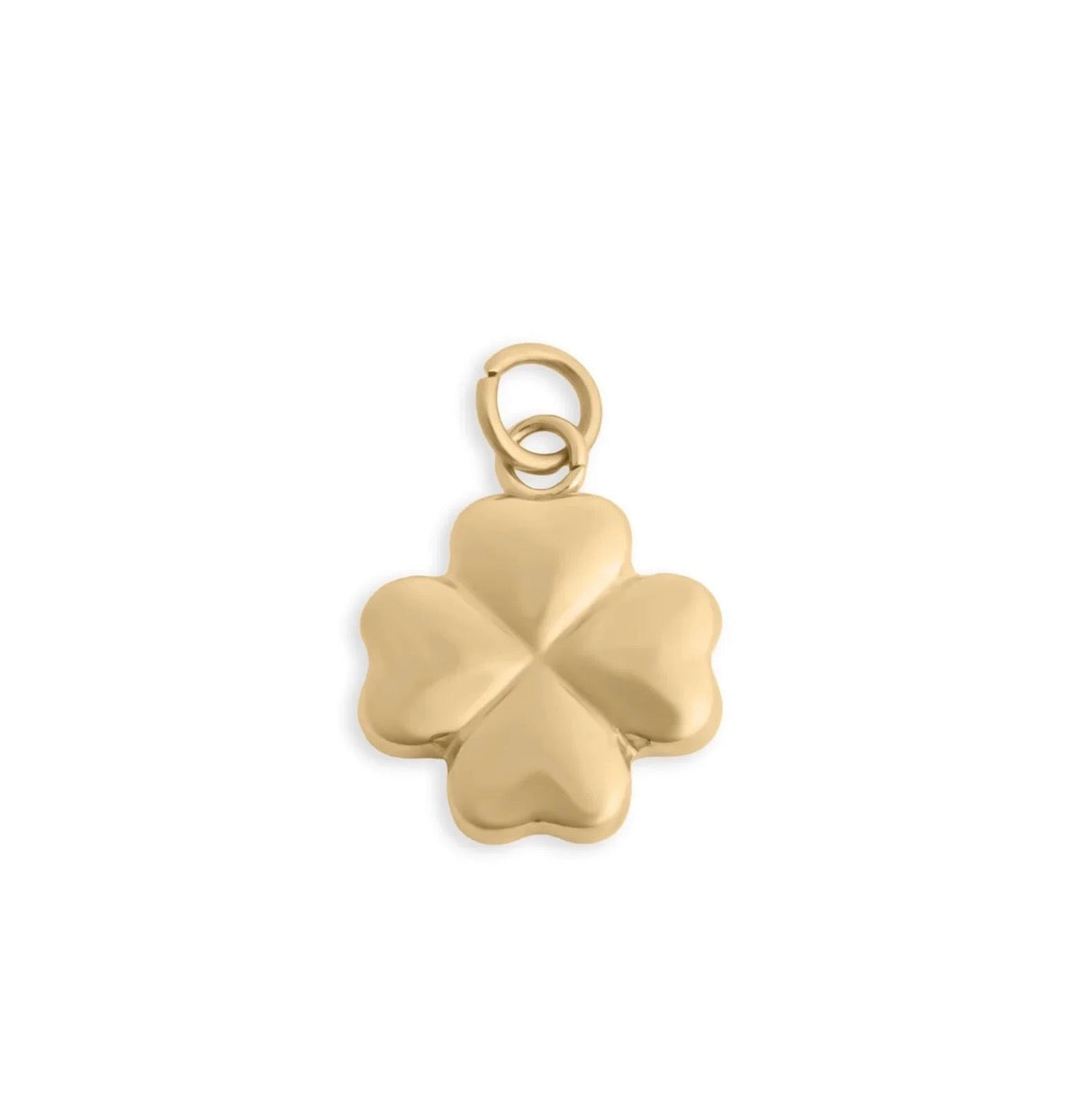 Clover charm - 18K gold plated