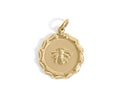 Bee charm - gold - 18K gold plated
