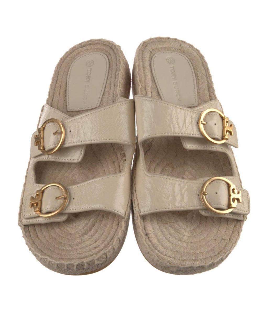 Pre-owned Tory Burch Espadrilles Sandals - Size 8.5